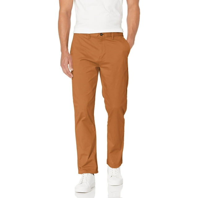 Pantalones chinos Tommy Hilfiger Custom Fit Cohiba Brown para hombre