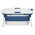 thumbnail image 4 of 43 inch Foldable Bathtub,Large Collapsible Tub with Handle,Freestanding Surround Collapsible Bathtub,No Lid,Hot Bath,Ice Bath, 4 of 9
