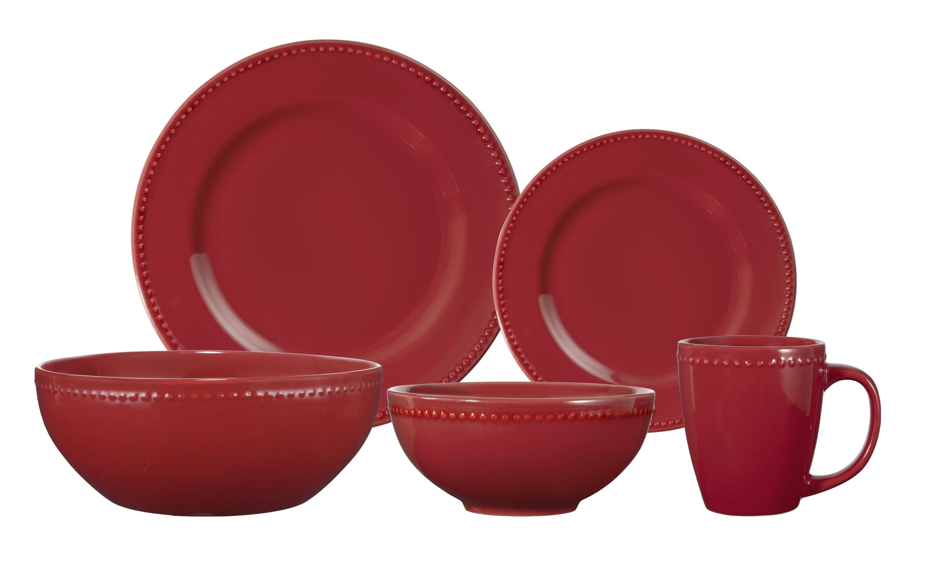 Mainstays 16oz Brynn Red Stoneware Mug
