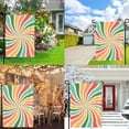 thumbnail image 6 of Hello Fall Garden Flag 12x18 Inch Groovy Retro Swirl Burst Decorative Flag Small Vertical Double Sided Holiday Farmhouse Seasonal Decor for Yard, 6 of 6