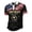 Black, variant on Mens Polos Shirts Fashion Trend Classic Beach Vacation Clothes for Men,Red,M