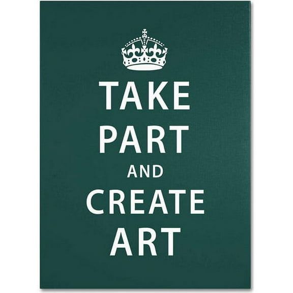 Trademark Fine Art "Create Art" Canvas Art by Megan Romo
