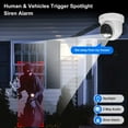 thumbnail image 4 of Anpviz 8MP PoE PTZ Camera Outdoor, 5X Optical Zoom 2.7~13.5mm Lens, Pan Tilt Zoom IP Security Camera with AI Human Vehicle Detection, Spotlight&Sound Alarm, 2 Way Talk, SD Card Slot, IP66 Waterproof, 4 of 9