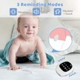 thumbnail image 3 of Alarma de enuresis Alarma inalámbrica para orinar en la cama Reloj de entrenamiento para ir al baño con pulsera para niños Cuidado de ancianos 40M Rango efectivo Vibración / Sonido / Vibración + Recor Abanopi  Alarma de enuresis, 3 of 7