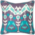 thumbnail image 3 of SAFAVIEH Manhattan Pillow Set of 2 Aqua / Cream, 3 of 4