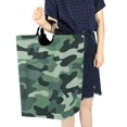 thumbnail image 4 of Yayeee Freestanding Laundry Hamper with Handle Collapsible Large Storage Basket for Clothes, Forest Camouflage Pattern, 4 of 7