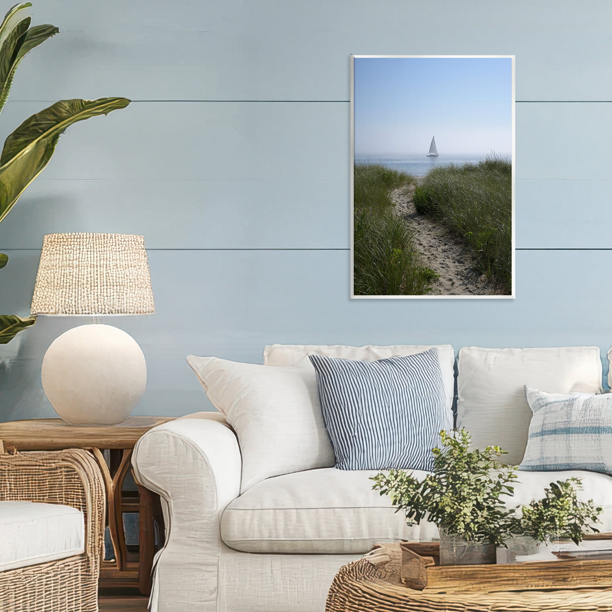 Stupell Industries Path to Morning Sail Wall Plaque Art, design by JLM Photographs