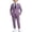 Purple, variant on Boys 3 PC Formal Suit Set, Custom Fit Wrinkle Button Delicate School Season Set Black Size 3 T