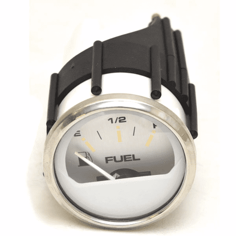 Faria Boat Fuel Gauge GPC104A | 2 Inch Forest River Silver