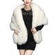 thumbnail image 1 of Minnieouse Chal de piel sintética para mujer, elegante y lujoso complemento para trajes de invierno, bufanda de piel sintética para mujer Abrigos y chamarras blanco, 1 of 6