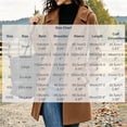 thumbnail image 2 of Fengqque Women's Hooded Double Breasted Trench Coat Notch Lapel Mid Length Winter Coat for Women Long Sleeve Casual Fall Outerwear with Side Hand Pockets Multi Colors, 2 of 7