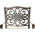 thumbnail image 4 of Hanover Traditions 3-Piece Bistro Set in Tan with 30 in. Glass-Top Table, 4 of 14