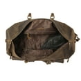 thumbnail image 3 of 24-Inch Full Grain Leather Duffel Bag – Travel and Weekend Bag with Shoe Compartment, 3 of 10