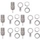thumbnail image 1 of 25Pzs Adaptador de Conector de Soldadura Clavija Hembra Enchufe Montado Panel de Tipo F, 1 of 5