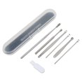 thumbnail image 2 of Oubit Ear Cleaner Earpick Set,7pcs Stainless Steel Ear Ear Wax Picker Spiral Ear Spoon Set Exceptional Value, 2 of 9