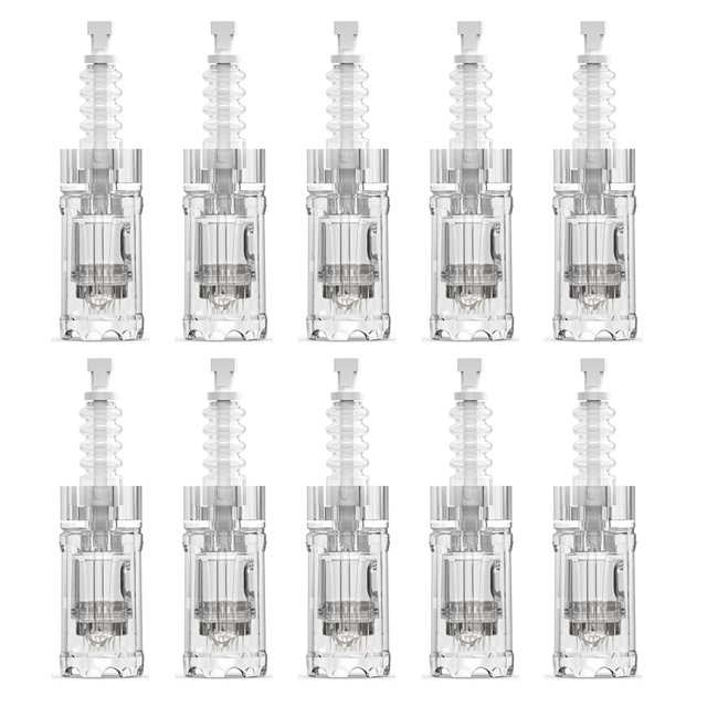 10PCS Electric Derma Pen Cartuchos Herramienta de cuidado de la piel para la cara