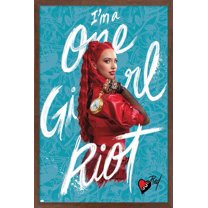 Disney Descendants: The Rise of Red - Red Wall Poster, 14.725" x 22.375" Framed