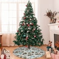 thumbnail image 7 of Lsque Transport Train Print Christmas Tree Skirt, Tree Skirt with Ties or Velcro, Perfect for Holiday Decorations, Halloween, and New Year-30", 7 of 7