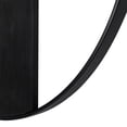 thumbnail image 3 of Romy Indoor Iron Wall Clock Matte Black, 3 of 5