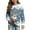 Blue, variant on Gaexia Girls Christmas Sweatshirts Funny Christmas Printed Crewneck Shirt Xmas Holiday Party Pullover Sweaters