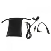 KAUU 3.5mm Lavalier Clip On Lapel Condenser Microphone for Mobile Phone