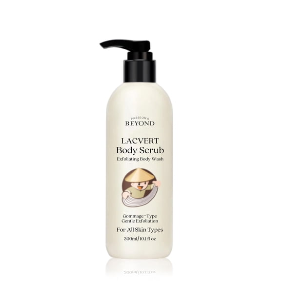 Evento de primavera BEYOND Lacvert Body Scrub Peeling Gel (original 10.1fl oz) - Gel de baño y gel de ducha para una exfoliación suave y spa en el hogar. Cuidado diario de la piel coreano. Tipo gommag