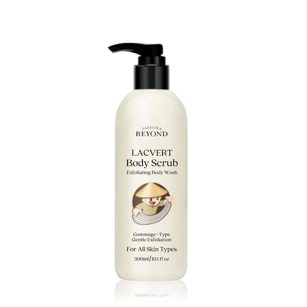 Evento de primavera BEYOND Lacvert Body Scrub Peeling Gel (original 10.1fl oz) - Gel de baño y gel de ducha para una exfoliación suave y spa en el hogar. Cuidado diario de la piel coreano. Tipo gommag