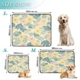 thumbnail image 3 of Qxltty Tropical Flowers Cat litter Pads Pet Set of 3 Diaper Mats Center Anti-leakage Layer Absorbent Soft and Comfortable, 3 of 7