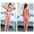 thumbnail image 4 of OUSITAID Pyjama à Imprimé de Dessins Animés pour Femmes et Dames, Mode Printemps et Automne, Pur Coton, Manches Longues, Col Rond, Chandail à Enfiler, Pantalon, Grande Taille, Ensemble de Service à Domicile, 4 of 7