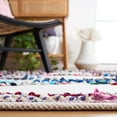 thumbnail image 5 of SAFAVIEH Montauk Raymond Southwestern Area Rug, Ivory/Blue, 6' x 6' Square, 5 of 9