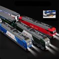 thumbnail image 2 of Alloy High-speed Train Model Diecasts Metal Rail Electric Green Bullet Train Metro Vehicles Model Sound and Light Kids Toys Gift, 2 of 6