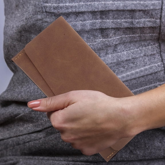 Milisten wallet Cash Envelope Wallet Light Brown 1Set Minimalist Dust Protection for Daily Use