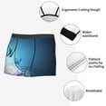 thumbnail image 6 of Fotbe Butterflies And Waterlily In Water Men’s Total Support Pouch Boxer Briefs, X-Temp Cooling, Moisture-Wicking Underwear, Regular, Long-leg and Trunk-Large, 6 of 9