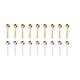 thumbnail image 1 of Cucharas De Café Acero Inoxidable 20 pzs, plata/dorado, 1 of 5