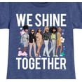 thumbnail image 3 of Barbie - We Shine Together  - Girls Fitted Short Sleeve Graphic T-Shirt, 3 of 5