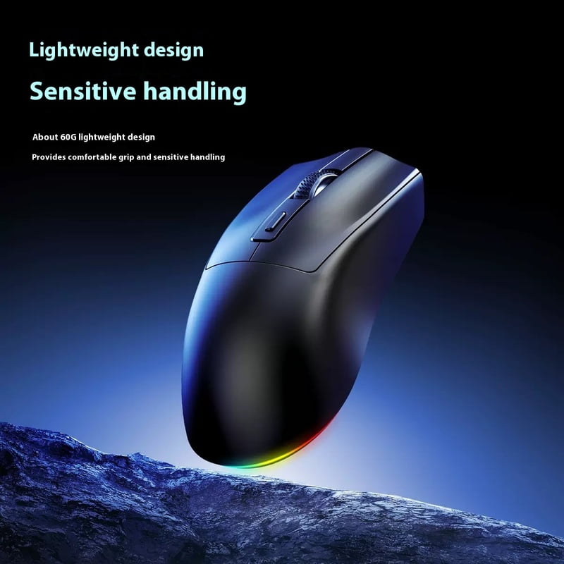 Wireless Mouse Bluetooth 2.4G Dual Mode Rechargeable with Charging Dock Backlight LED High Cost-Effective for Laptop PC Mac ​