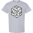 thumbnail image 3 of Inktastic 20 Sided White Dice T-Shirt, 3 of 5