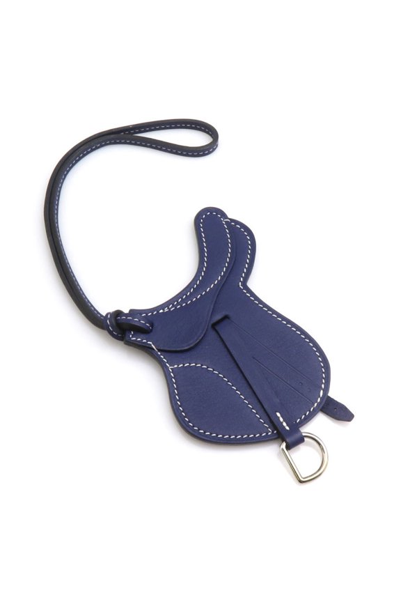 Pre-Owned Hermes HERMES Charm Paddock Sailor Veau Swift Navy Men's Women's r11226c