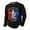 Black, variant on Mens 250 Anniversary Usa Shirts Independence Day Patriotric 4th Of July 1776-2026 T Shirts Long Sleeve Crew Neck Dressy Work Tops Red L