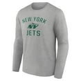 thumbnail image 2 of Men's Gray New York Jets Victory Arch Long Sleeve T-Shirt, 2 of 3