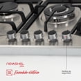 thumbnail image 4 of Estufa Empotrable Nevashel Parrilla a Gas 5 Quemadores AD-15 Plata y Negro, 4 of 7