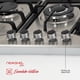 thumbnail image 4 of Estufa Empotrable Nevashel Parrilla a Gas 5 Quemadores AD-15 Plata y Negro, 4 of 7