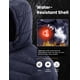 thumbnail image 5 of Chaqueta TBMPOY para hombre, ligera, acolchada, con capucha, azul marino, talla L, 5 of 7