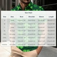 thumbnail image 3 of PNTUTB St. Patrick's Day Men's Fashion Print Collared Button Down Pullover Casual Short Sleeve Blouse, 3 of 6