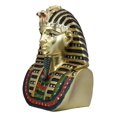 thumbnail image 4 of Ebros Large Egyptian King TUT Bust Statue with Decorative Glass Mirrors 14" Tall, 4 of 6