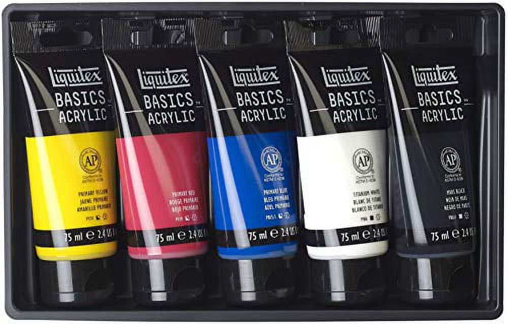 Liquitex BASICS Acrylic Color Value Set, 5-Colors