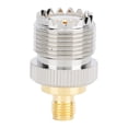 thumbnail image 2 of 2 uds SMA hembra a UHF conector adaptador hembra conector de latón de 50 Ohm para antenas, 2 of 8