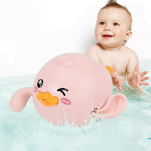 Juguetes para la ducha del baño del bebé, piezas de juguetes para la  bañera del baño de la ducha del bebé juguetes lindos del pato remando muy 