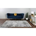 thumbnail image 3 of Unique Loom 3137772 Tapis Rectangulaire Larvotto Sofia 5 x 8 Pi, Gris, 3 of 5