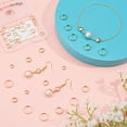 thumbnail image 5 of 60Pcs 4 Size Round Bead Frames 18K Gold Plated Circle Frame Connectors 6/8/10/12mm Round Ring Shaped Metal Links for Bracelet Jewelry Making, 5 of 9